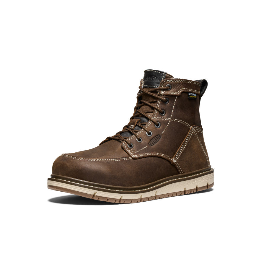 Women's San Jose 6" Waterproof Boot (Aluminum Toe) Cascade Brown/Gum