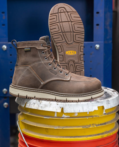 Women's San Jose 6" Waterproof Boot (Aluminum Toe) Cascade Brown/Gum