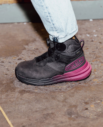 Women's Snapline RF Waterproof Boot (Carbon Toe) Magnet/Black