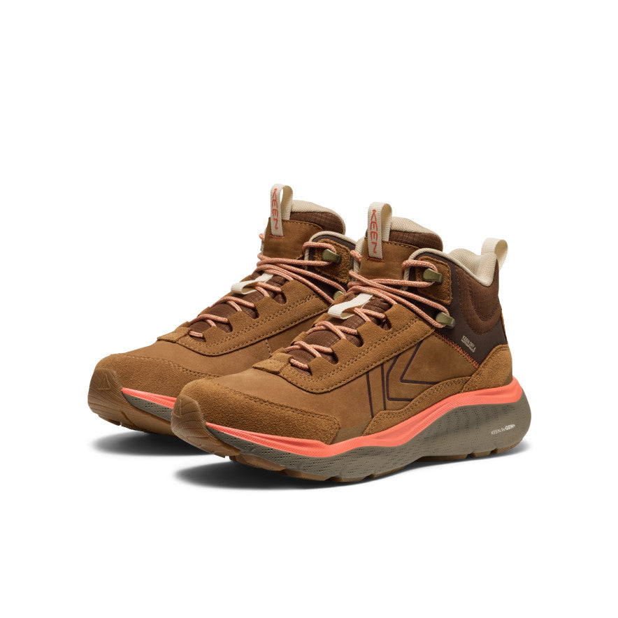 Women's Leiki Waterproof Leather Hiking Boot Chipmunk/Bison