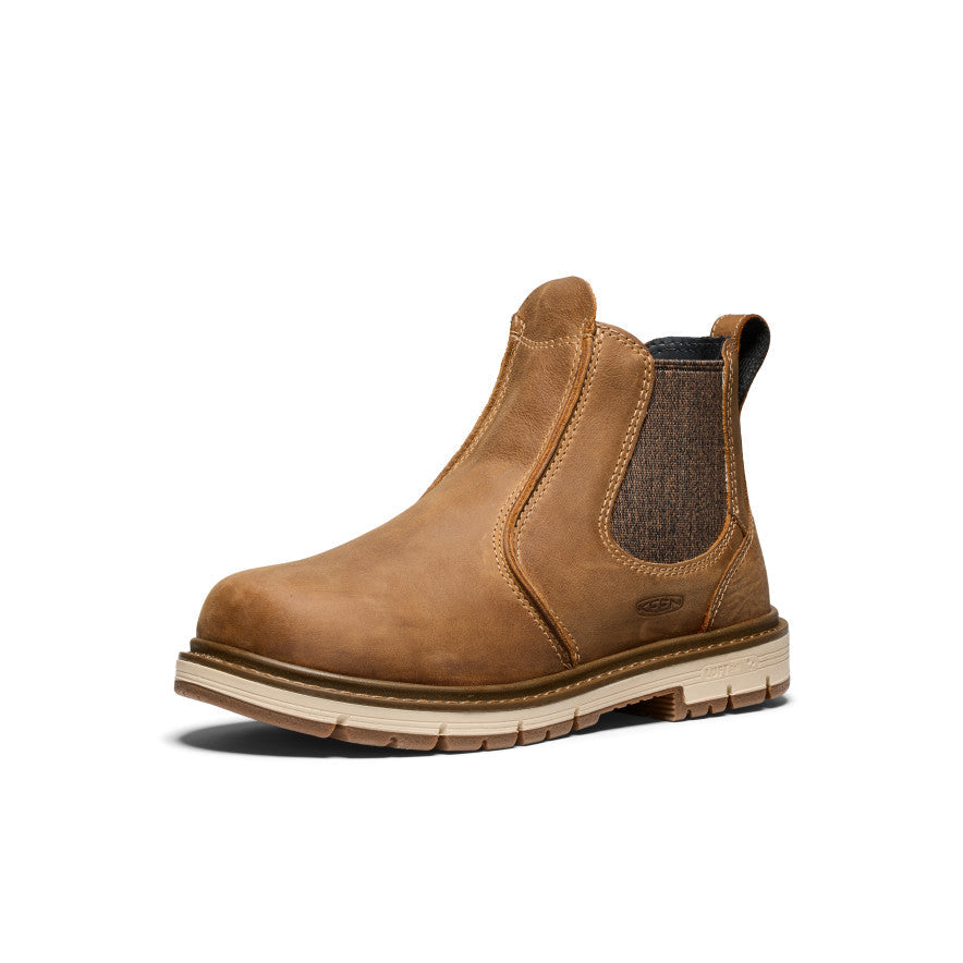 Women's San Jose Chelsea 90° Heel Boot (Soft Toe) Belgian/Gum