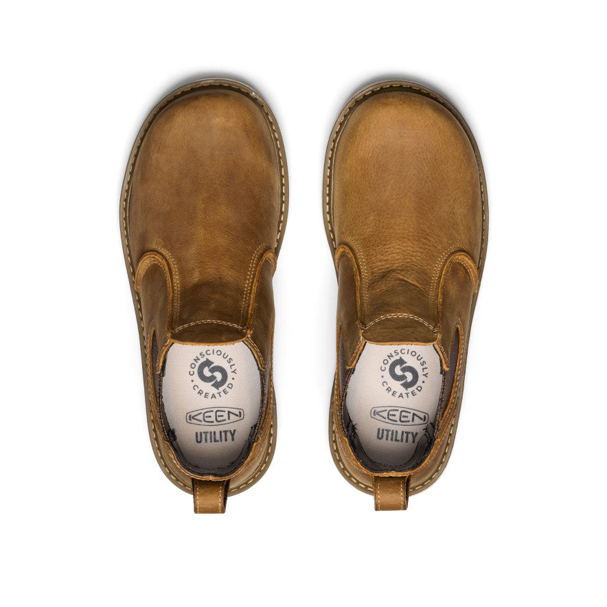 Women's San Jose Chelsea 90° Heel Boot (Soft Toe) Belgian/Gum