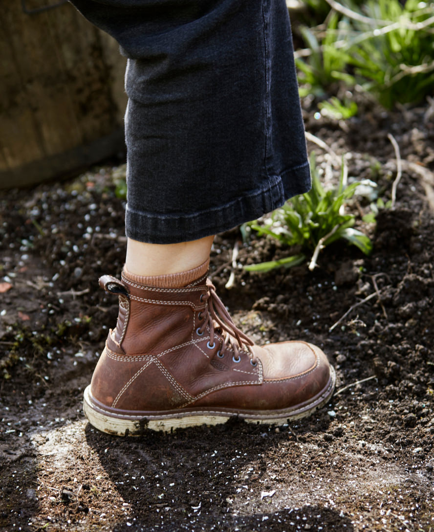 Women's San Jose 6" Boot (Soft Toe) Gingerbread/Off White