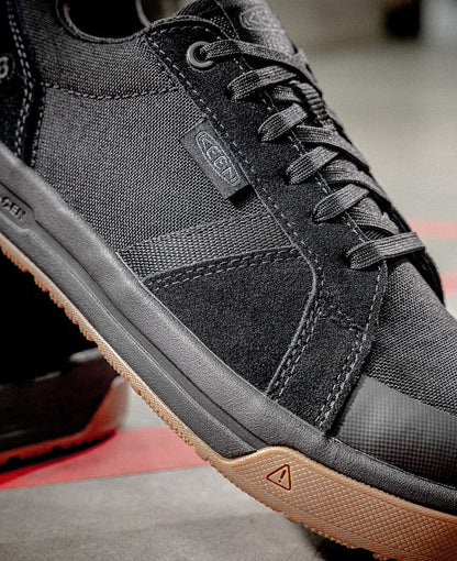 Women's Kenton Work Shoe (Carbon Toe) Black/Gum
