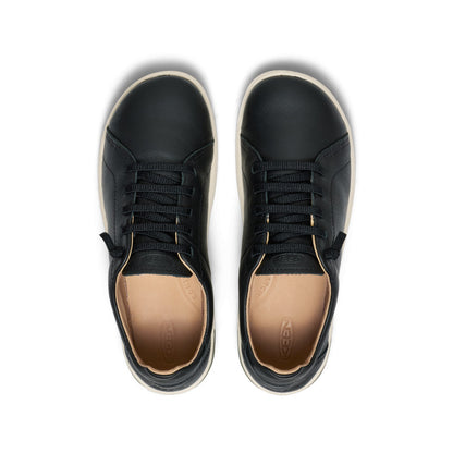 Women's KNX Leather Sneaker Black/Star White