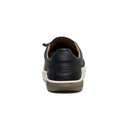 Women's KNX Leather Sneaker Black/Star White