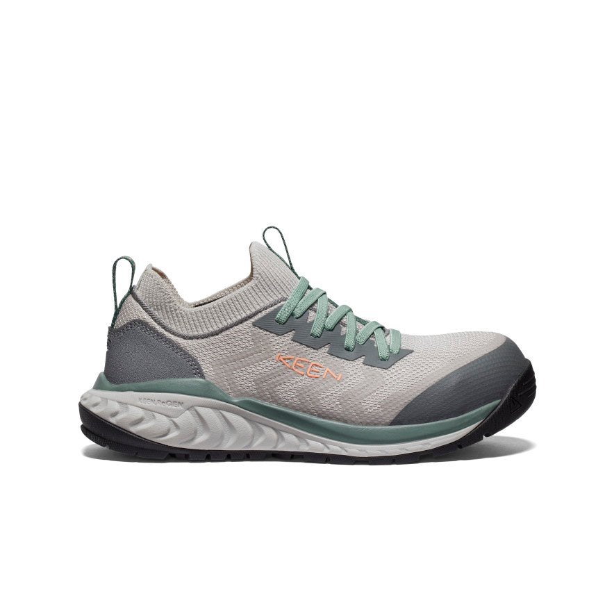 Women's Arvada Shift Work Sneaker (Carbon Toe) Steel Grey/Granite Green