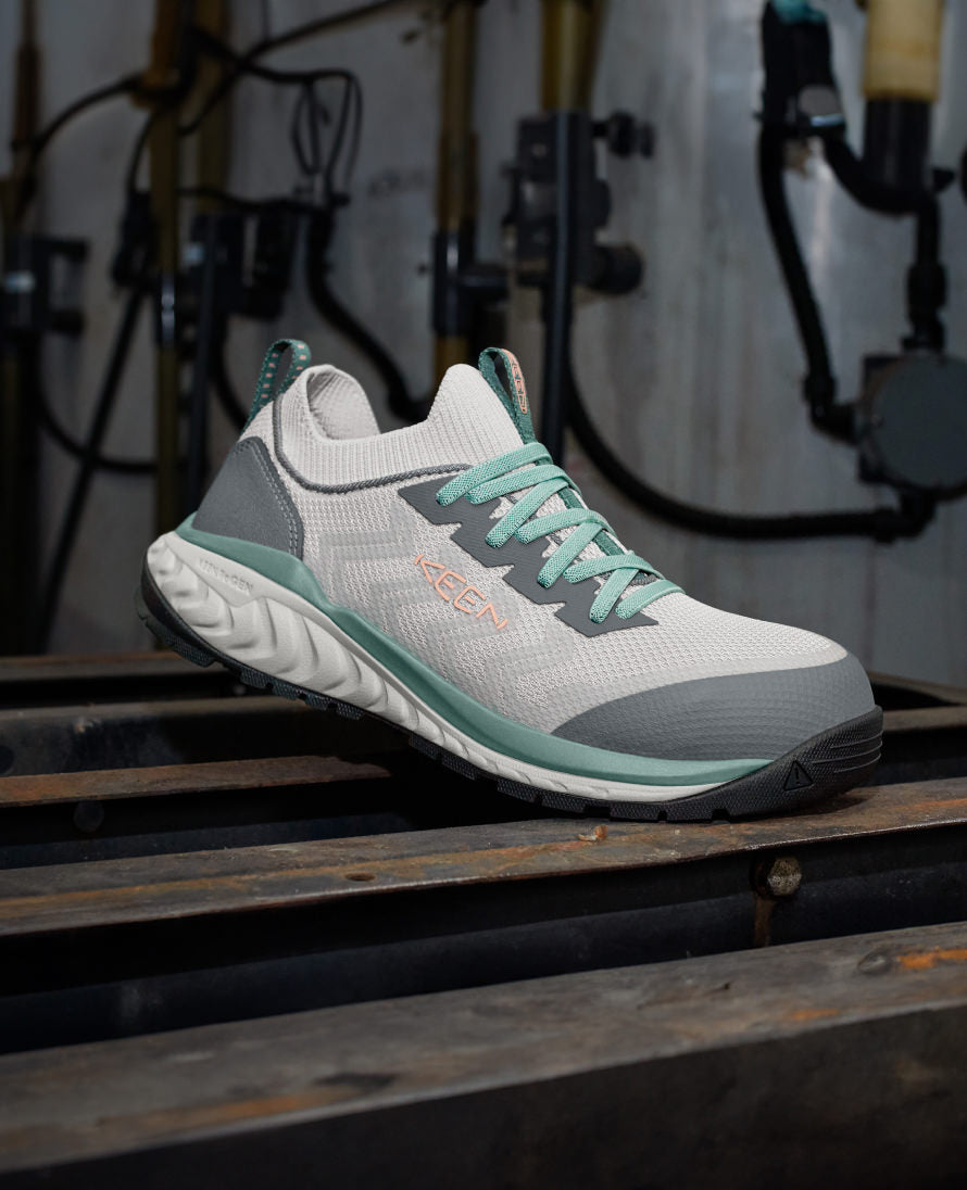 Women's Arvada Shift Work Sneaker (Carbon Toe) Steel Grey/Granite Green