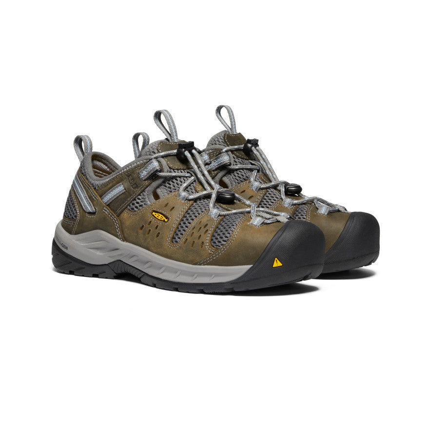 Women's Atlanta Cool II ESD (Steel Toe) Gargoyle/Blue Fog