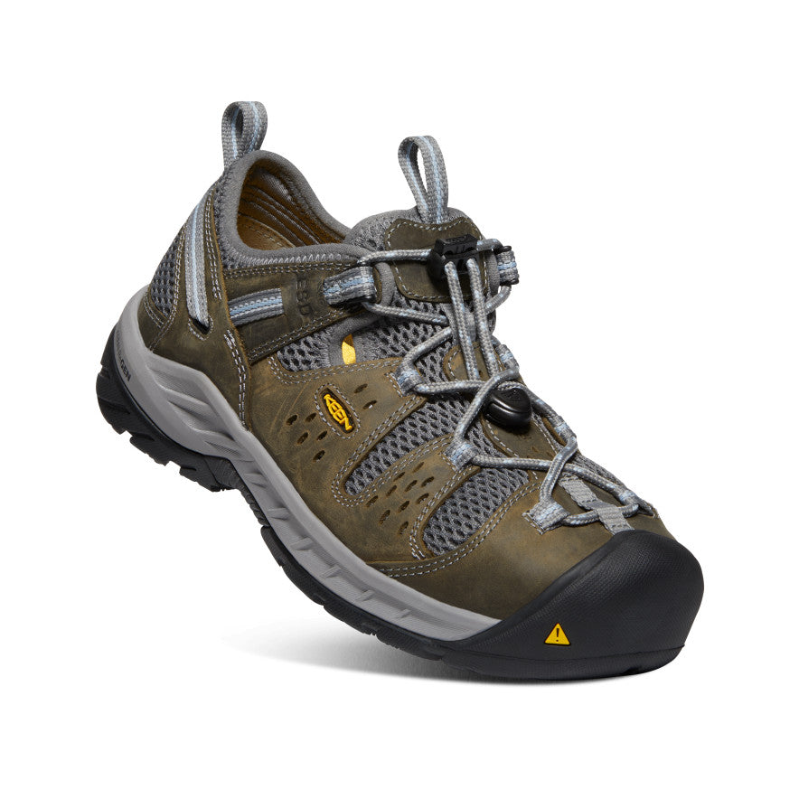 Women's Atlanta Cool II ESD (Steel Toe) Gargoyle/Blue Fog