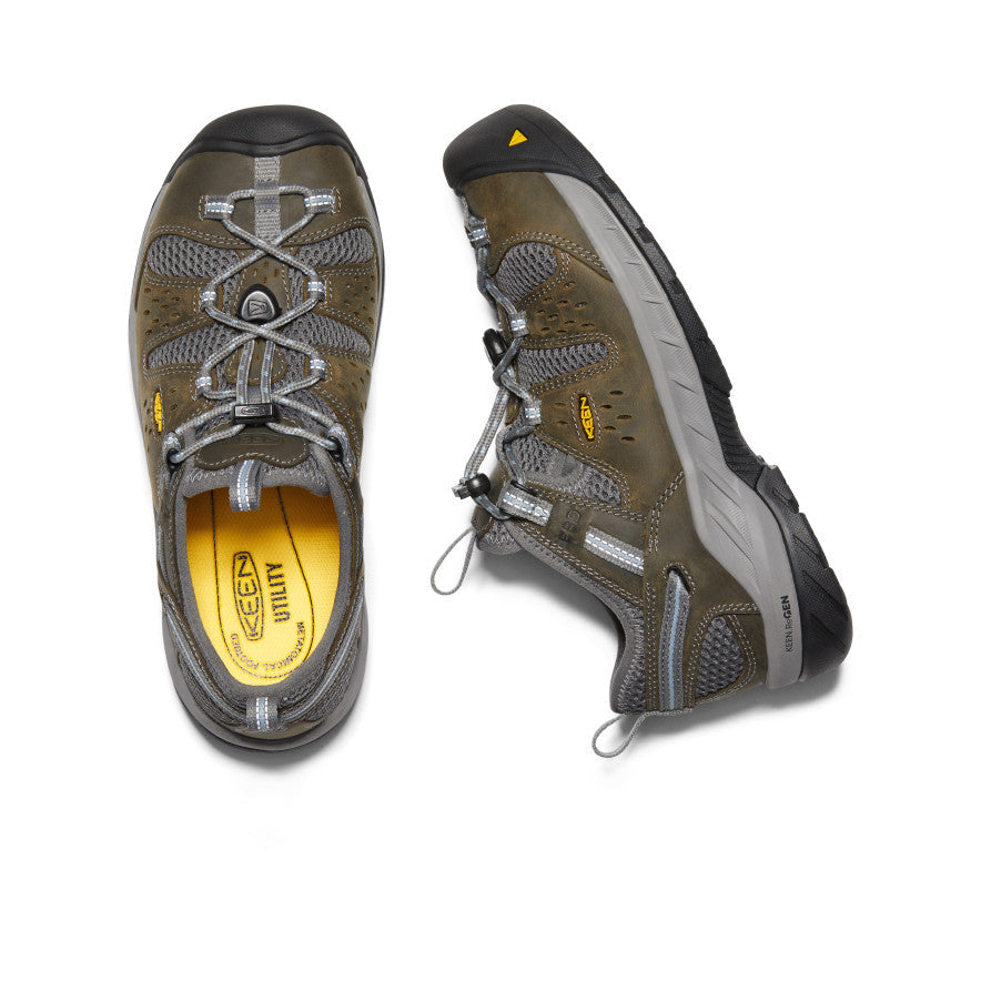 Women's Atlanta Cool II ESD (Steel Toe) Gargoyle/Blue Fog