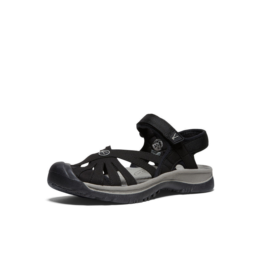 Women's Rose Sandal Black/Neutral Gray