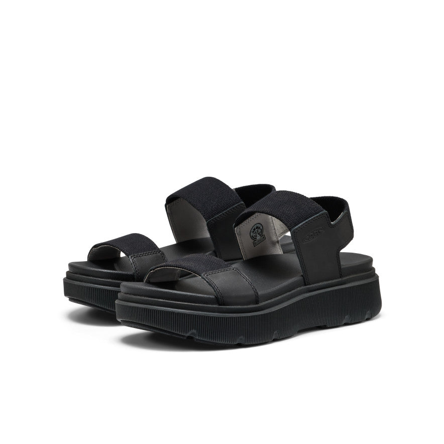 Women's Elle Mila Backstrap Sandal Black/Black