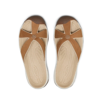 Women's Bali Leather Slide Sandal Chipmunk/Birch
