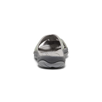 Women's Bali Leather Slide Sandal Lily Pad/Steel Grey