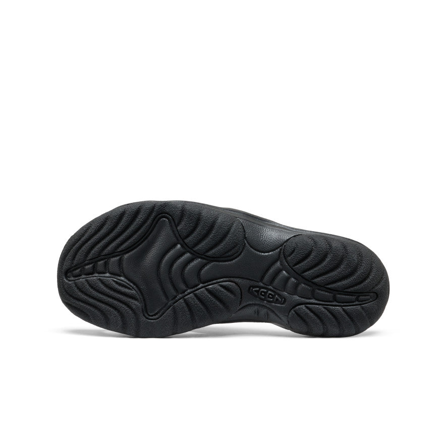 Women's Bali Leather Slide Sandal Black/Black