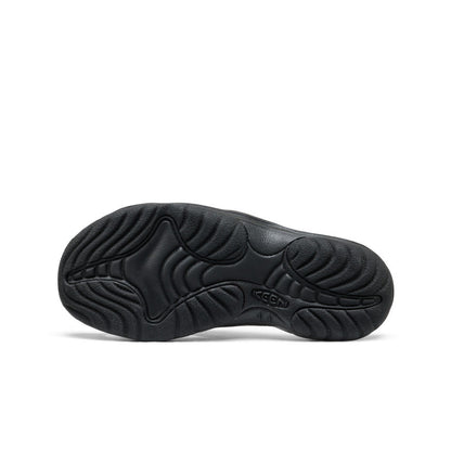Women's Bali Leather Slide Sandal Black/Black
