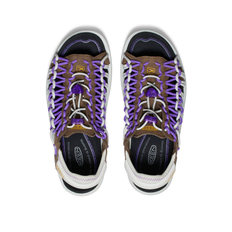 Women's UNEEK II Open Toe x emmi Dark Earth/Tillandsia Purple