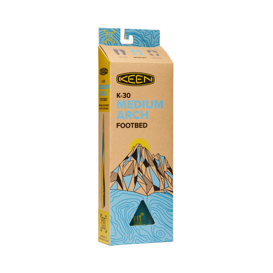 Women's Outdoor K-30 Medium Arch Insole Blue