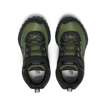 Little Kids' Zionic Waterproof Hiker Black/Bronze Green