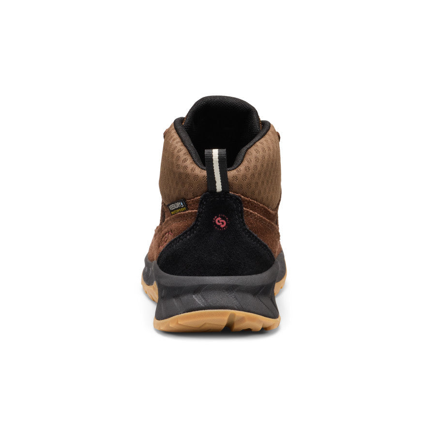 Big Kids' Hightrail Waterproof Hiking Boot Dark Earth/Garnet