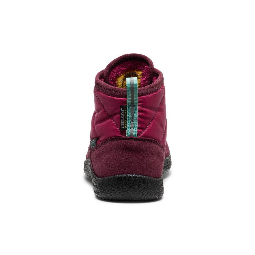 Big Kids' Howser II Waterproof Chukka Beaujolais/Pool Blue