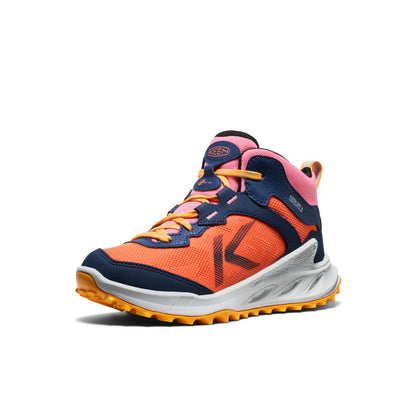 Big Kids' Zionic Waterproof Boot Naval Academy/Nasturtium