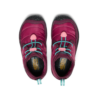 Little Kids' Howser II Waterproof Chukka Beaujolais/Pool Blue