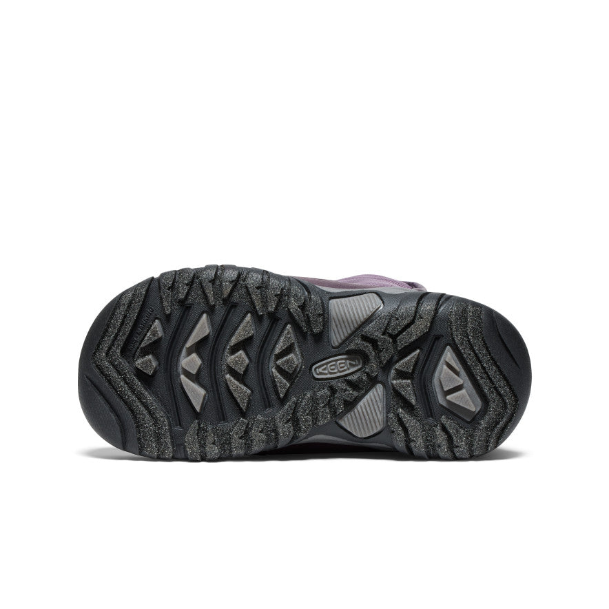 Little Kids' Puffrider Waterproof Winter Boot Black Plum/Daiquiri Green