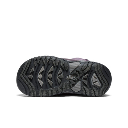 Little Kids' Puffrider Waterproof Winter Boot Black Plum/Daiquiri Green