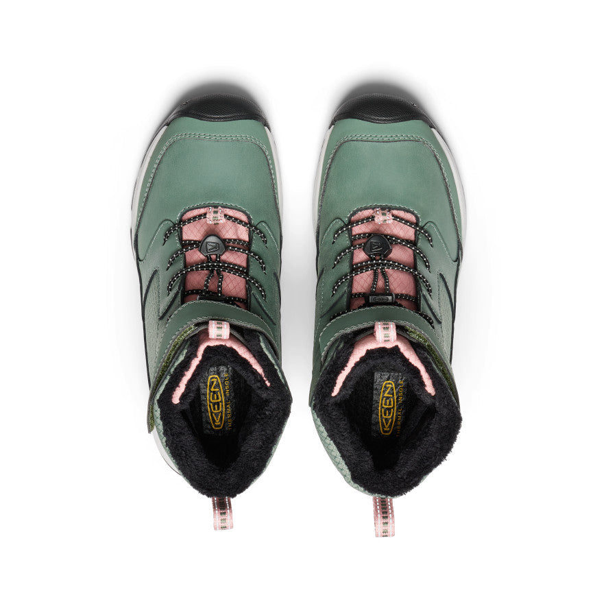 Big Kids' Skua Waterproof Winter Boot Dark Forest/Rose Elegance