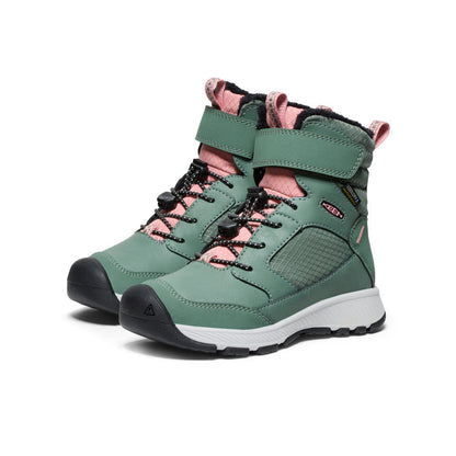 Little Kids' Skua Waterproof Winter Boot Dark Forest/Rose Elegance