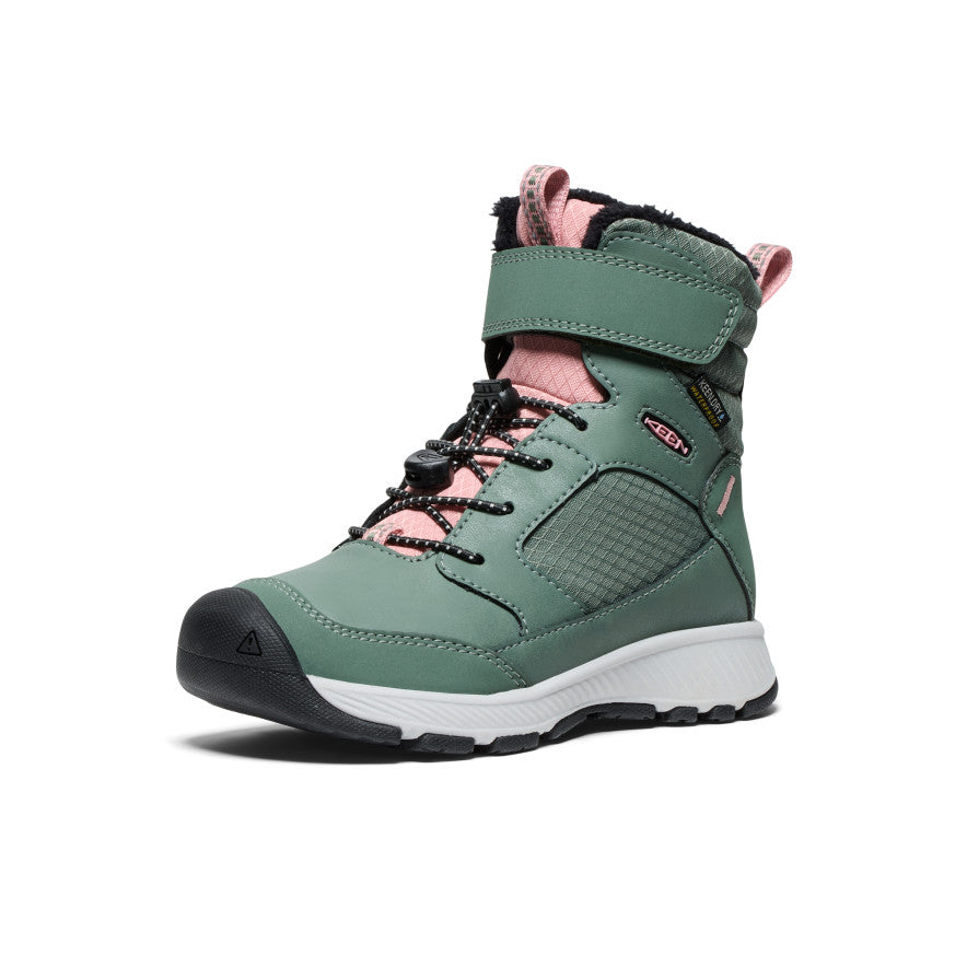 Little Kids' Skua Waterproof Winter Boot Dark Forest/Rose Elegance