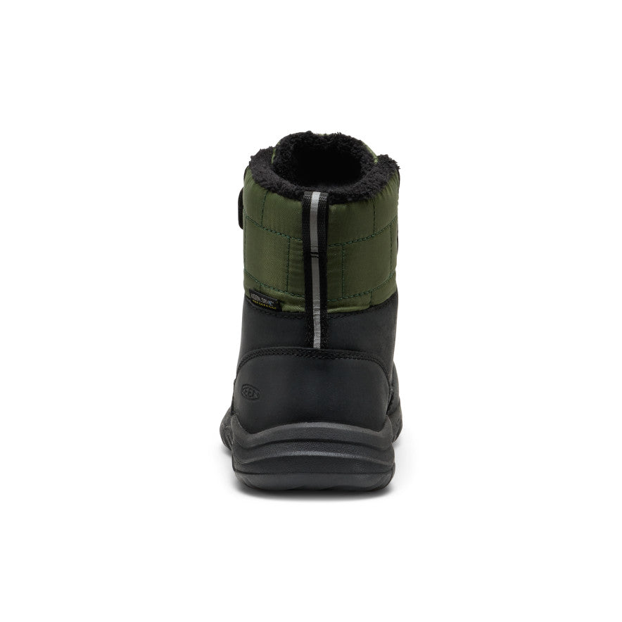 Little Kids' Kanibou Waterproof Winter Boot Black/Bronze Green