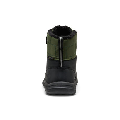 Little Kids' Kanibou Waterproof Winter Boot Black/Bronze Green