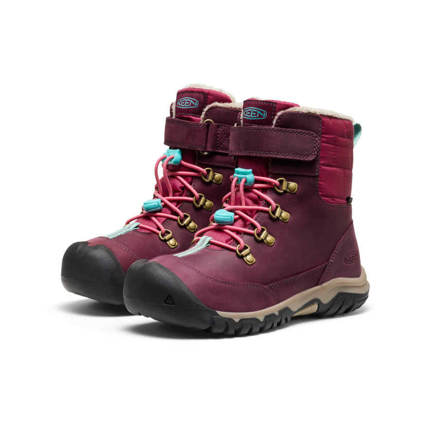 Big Kids' Kanibou Waterproof Winter Boot Fig/Pink Lemonade