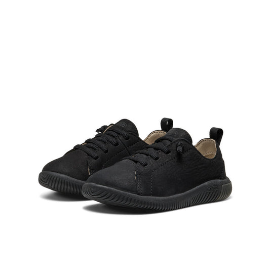 Little Kids' KNX Leather Sneaker Triple Black