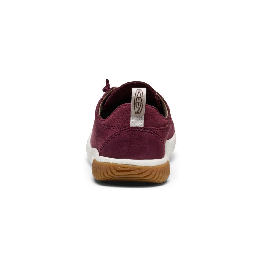 Big Kids' KNX Leather Sneaker Fig/Star White