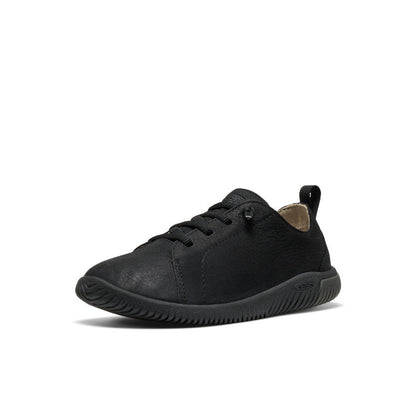 Big Kids' KNX Leather Sneaker Triple Black