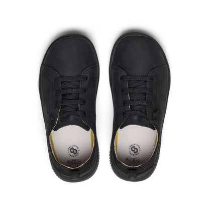 Big Kids' KNX Leather Sneaker Triple Black