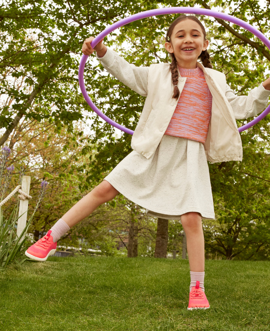 Big Kids' KNX Knit Sneaker Iguana/Evening Primrose