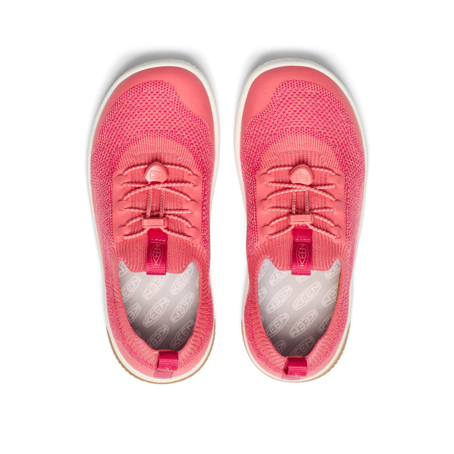 Big Kids' KNX Knit Sneaker Dubarry/Star White