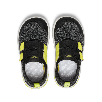 Little Kids' KNX Knit Double Strap Black/Evening Primrose