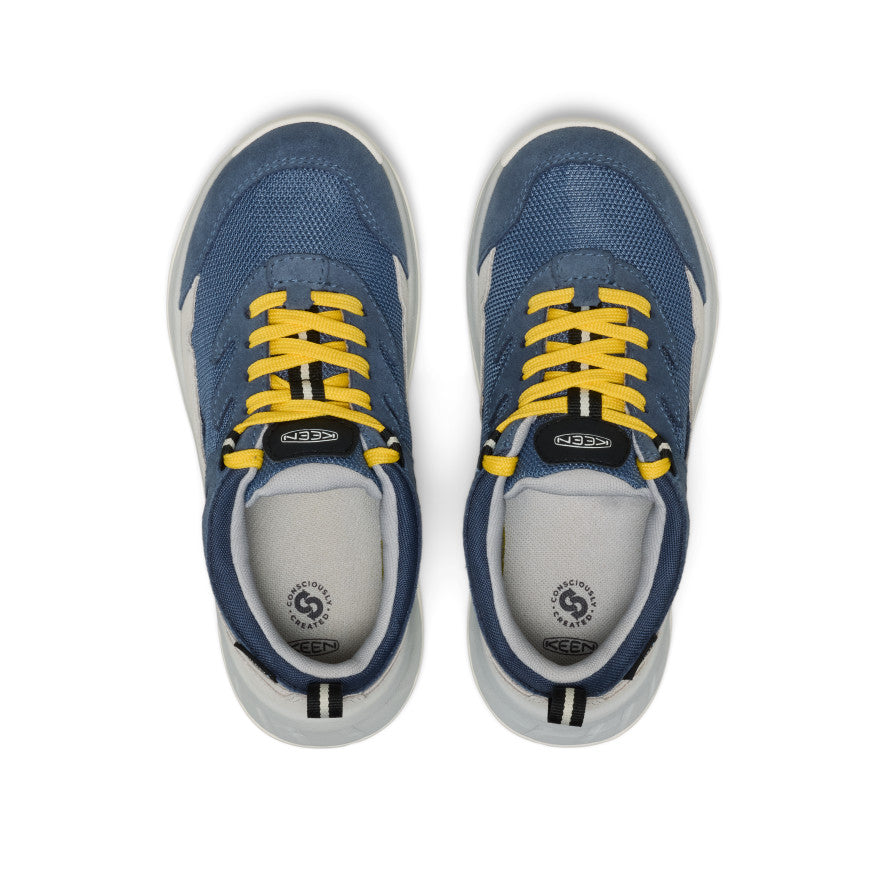 Big Kids' Hightrail Waterproof Hiking Shoe Vintage Indigo/Alloy