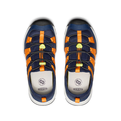 Big Kids' Motozoa Sneaker Naval Academy/Bright Marigold