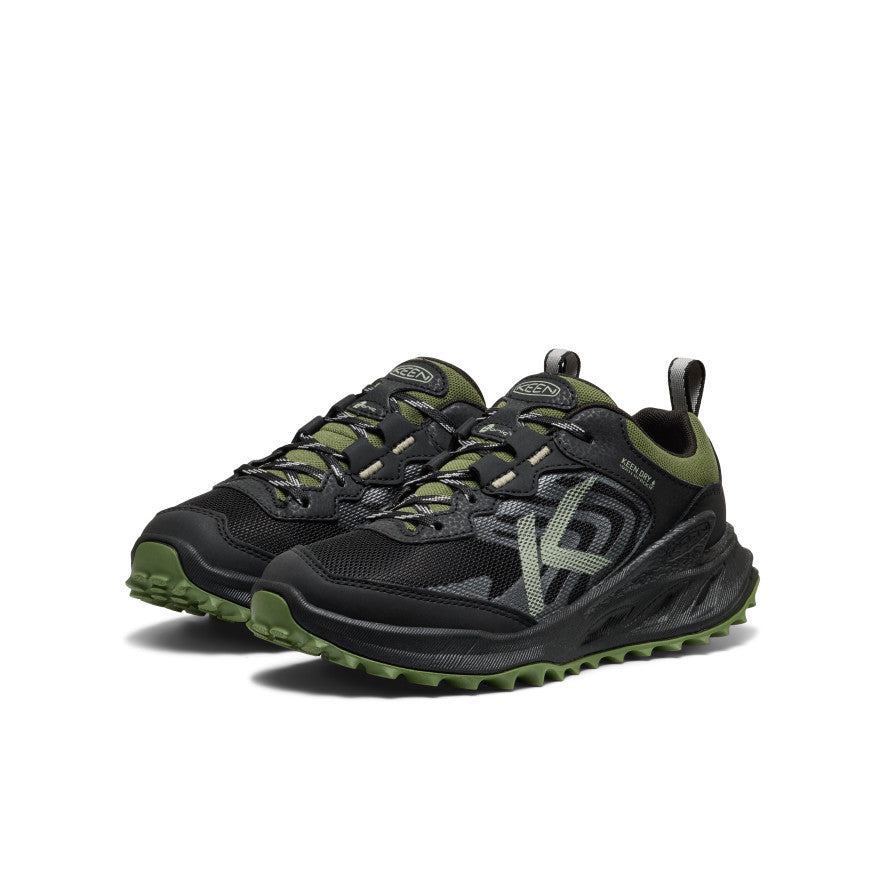 Big Kids' Zionic Waterproof Shoe Black/Bronze Green