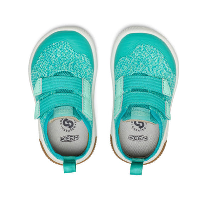 Toddlers' KNX Knit Double Strap Bright Aqua/Cabbage