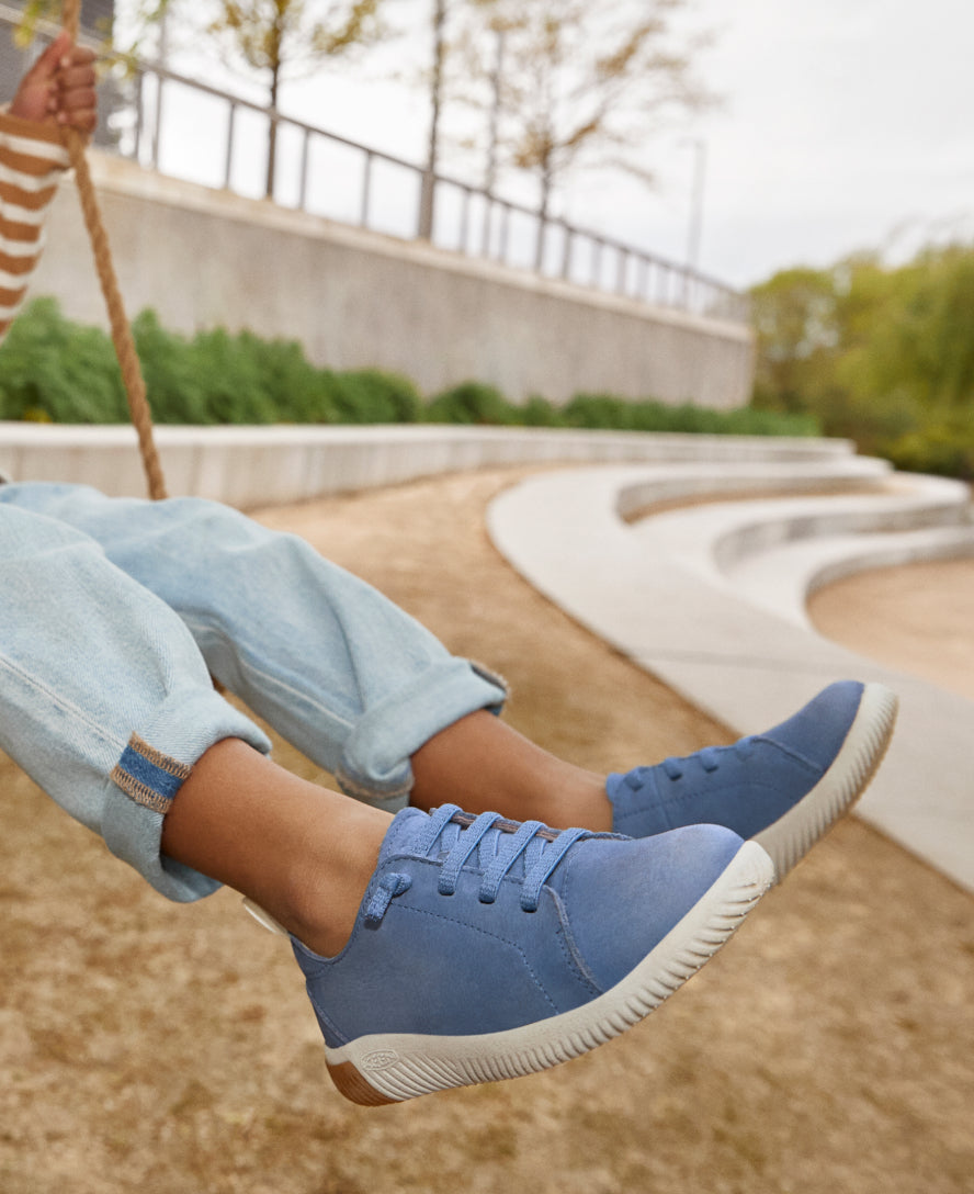 Little Kids' KNX Leather Sneaker Coronet Blue/Vapor
