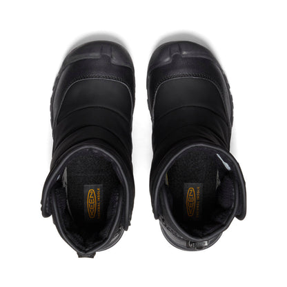 Big Kids' Puffrider Waterproof Winter Boot Black/Steel Grey