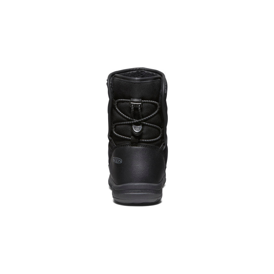 Big Kids' Puffrider Waterproof Winter Boot Black/Steel Grey